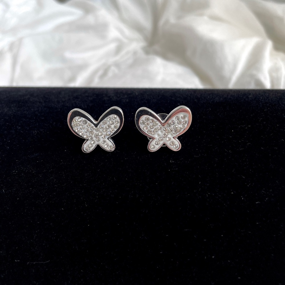 Stainless Steel Butterfly Earrings